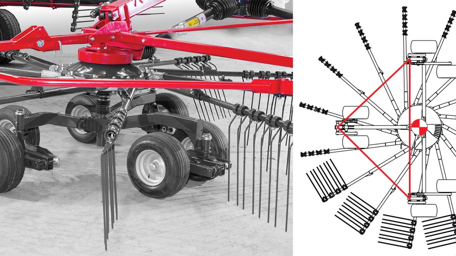 Schwader typu SIP STAR R 1000|30 TC H 2-rotors 10m rive, Gebrauchtmaschine v Tarm (Obrázek 8)